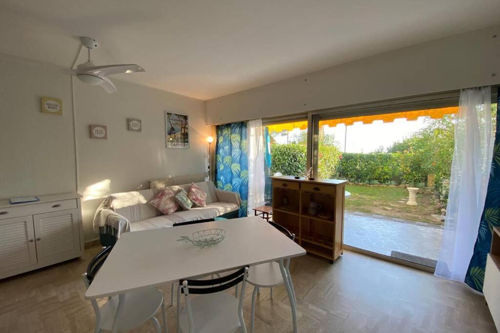 C037-Nice Studio With Garden And Parking - Near Beach Cannes Zewnętrze zdjęcie